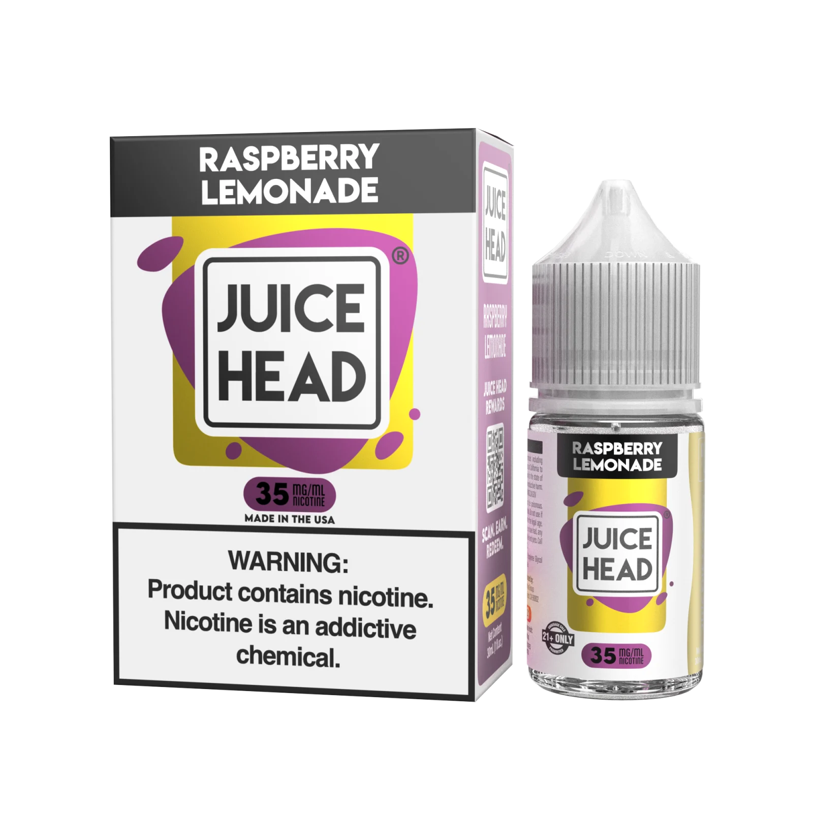 Juice Head Salt Raspberry Lemonade eJuice