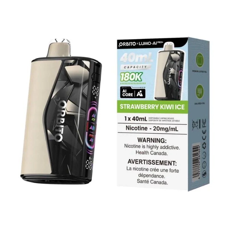 Orbito 180K Disposable Vape - Strawberry Kiwi Ice