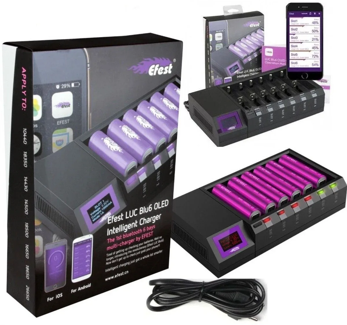 Efest LUC Blu6 Charger