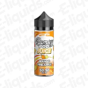 Ramsey E-Liquids Mango Pineapple Ramsey Pod Juice 100ml Shortfill Vape Juice