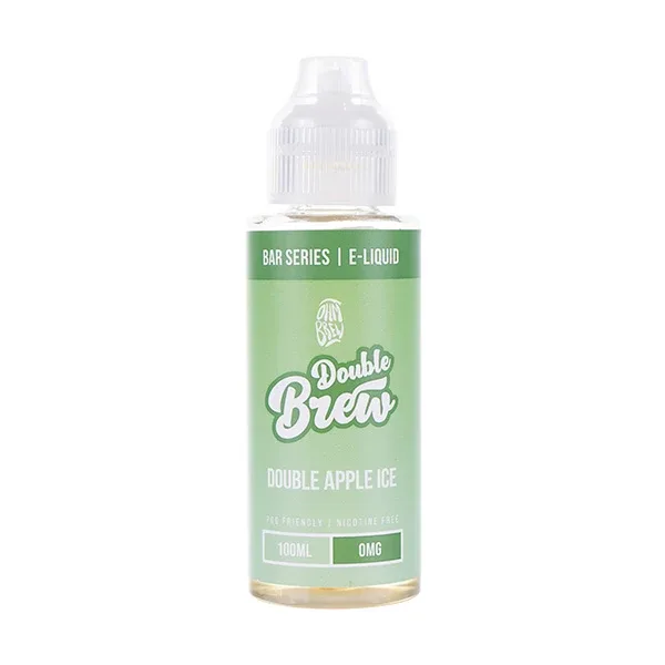 Double Apple Ice Double Brew Bar Series 100ml (50/50) by Ohm Brew