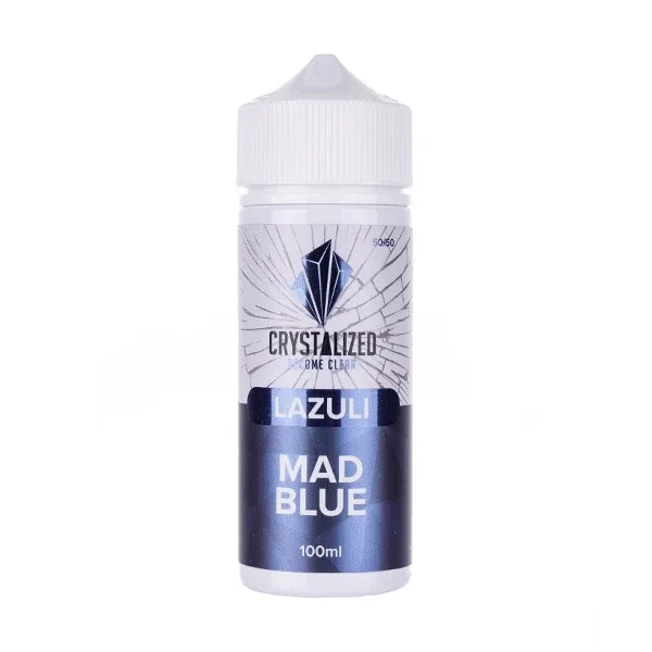 Lazuli Mad Blue 100ml (50/50) Shortfill E-Liquid by Crystalized