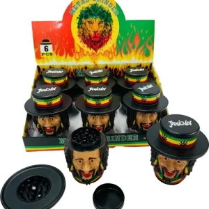 Jamaican Metal Ganja Grinder 3 Part
