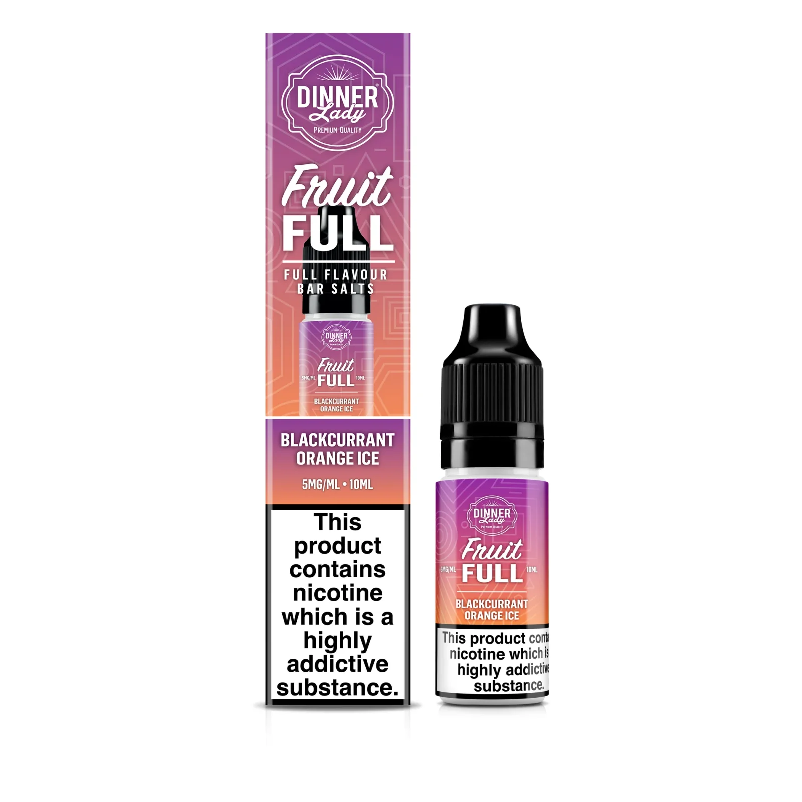 Dinner Lady FruitFull - Blackcurrant Orange Ice Bar Salt E-Liquid - Image 2