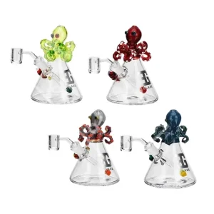 Heady Octopus Glass Pipe 6 inch