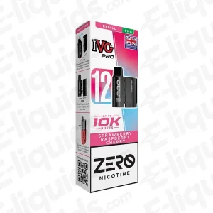 IVG Pro 12 0mg Strawberry Raspberry Cherry Prefilled Pod