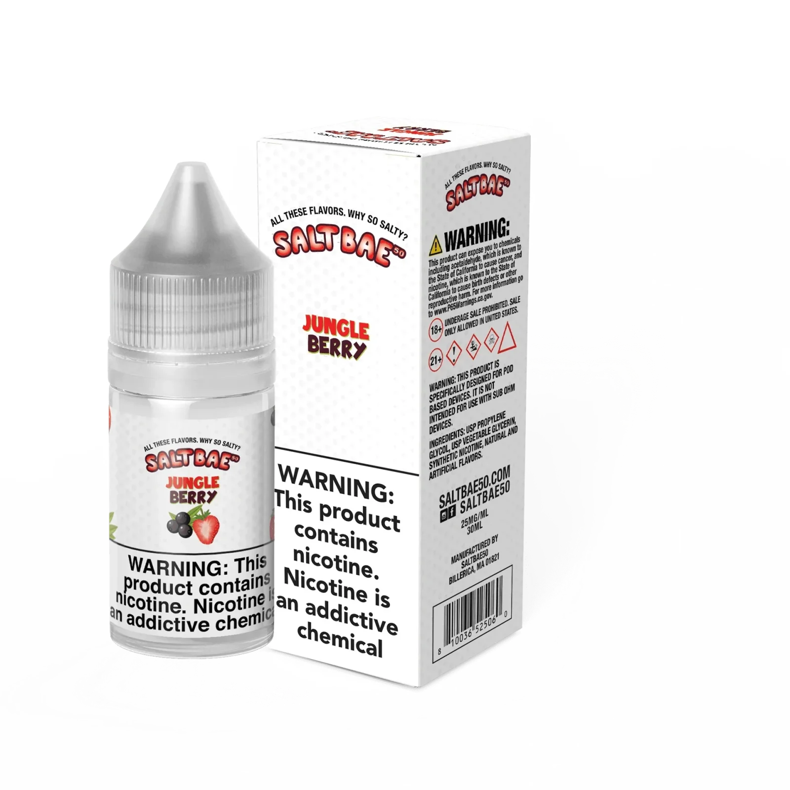 Jungle Berry SALT - Salt Bae 50 - 30mL