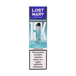 Blueberry Raspberry Ice Nera 15k Prefilled Pod + Refill by Lost Mary