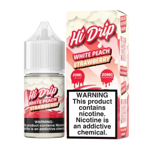White Peach Strawberry SALT - Hi Drip - 30mL