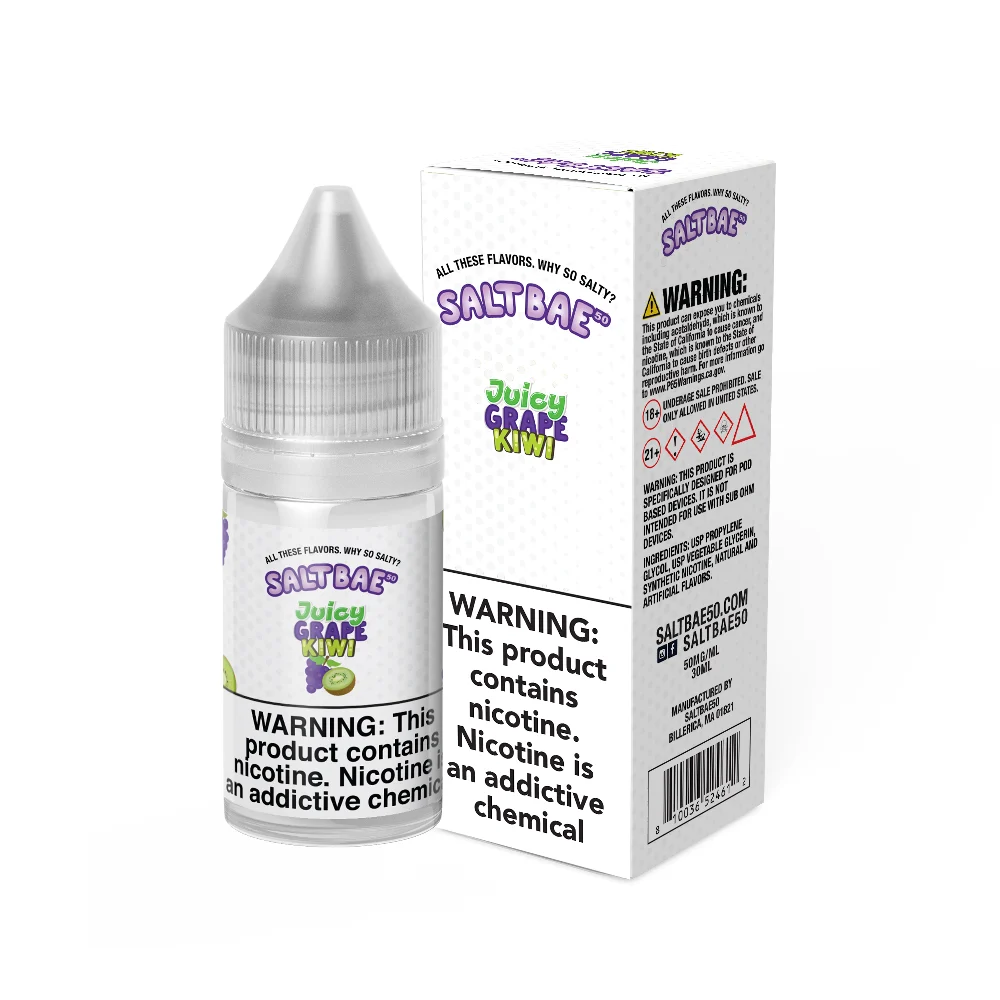 Juicy Grape Kiwi Salt Bae 50 Salts 30mL