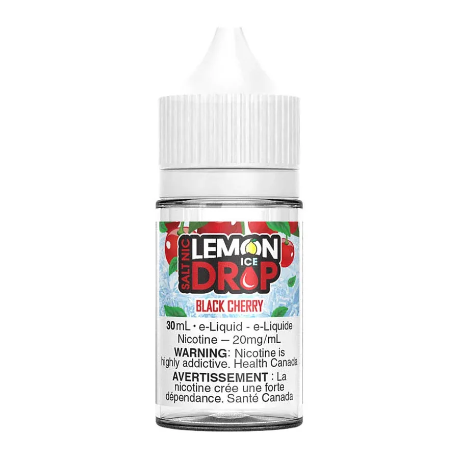Lemon Drop Ice Salt Nic E-Liquid - Black Cherry 30ml