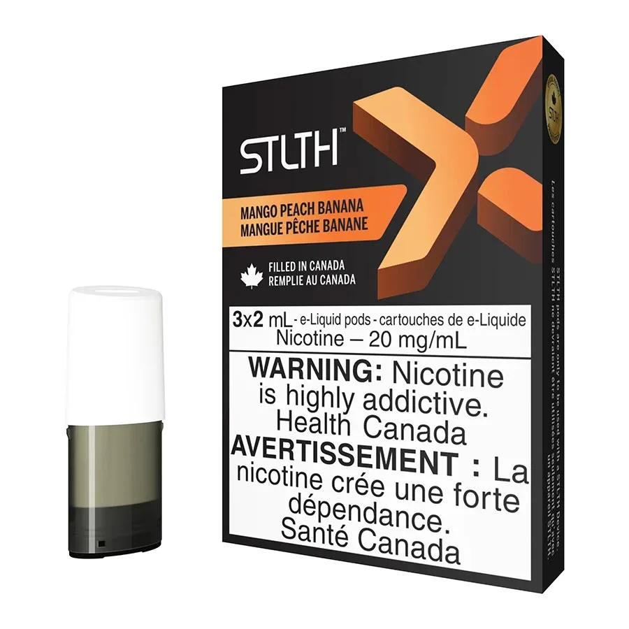 STLTH X E-Liquid Pod Pack - Mango Peach Banana