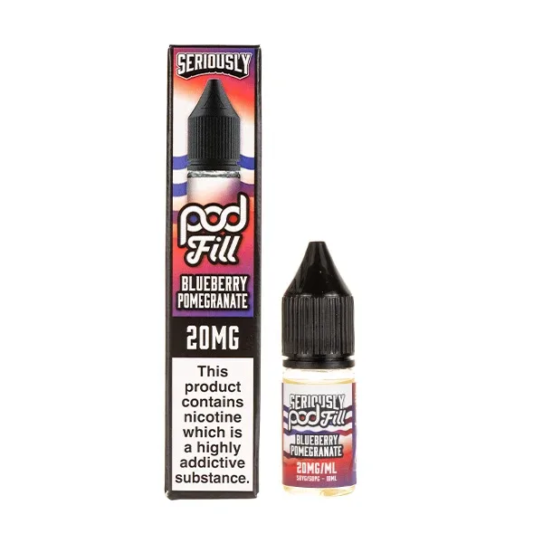 Blueberry Pomegranate Nic Salt E-Liquid by Seriously Pod Fill