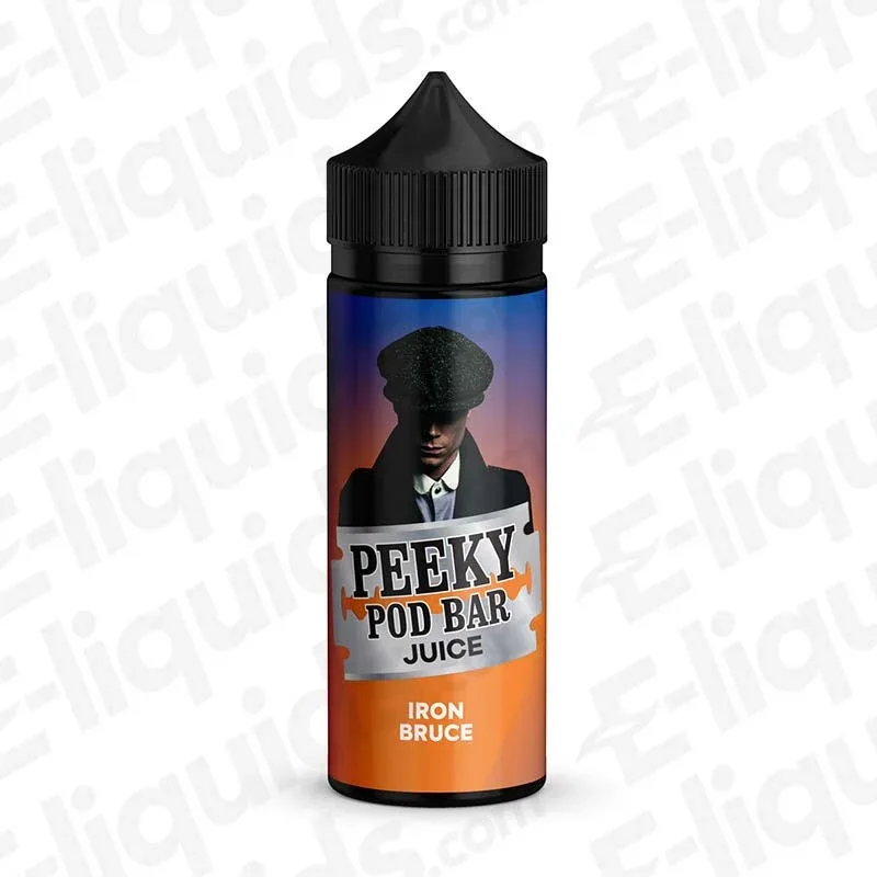 Peeky Pod Bar Iron Bruce 50/50 100ml Shortfill