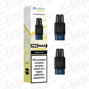Hayati Pro Max S1 Lemon Lime Prefilled Replacement Pod