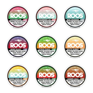 Roos Nicotine Pouches (25ct Can)(5-Can Pack)