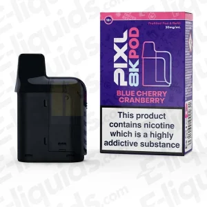 PIXL 8000 Blue Cherry Cranberry Prefilled Pod