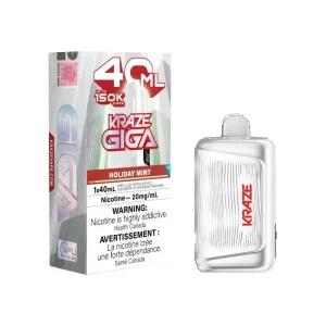 Kraze Giga 150K - Holiday Mint Disposable Vape