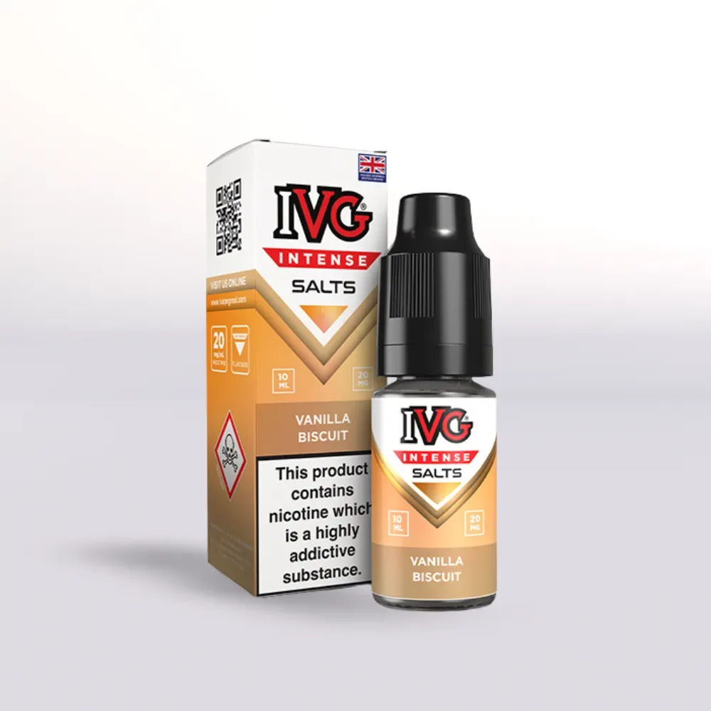 IVG Intense Salts Vanilla Biscuit Nic Salt E-Liquid
