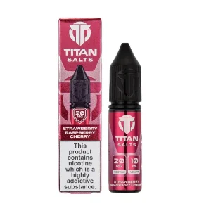 Strawberry Raspberry Cherry Nic Salt E-Liquid by Gold Bar Titan