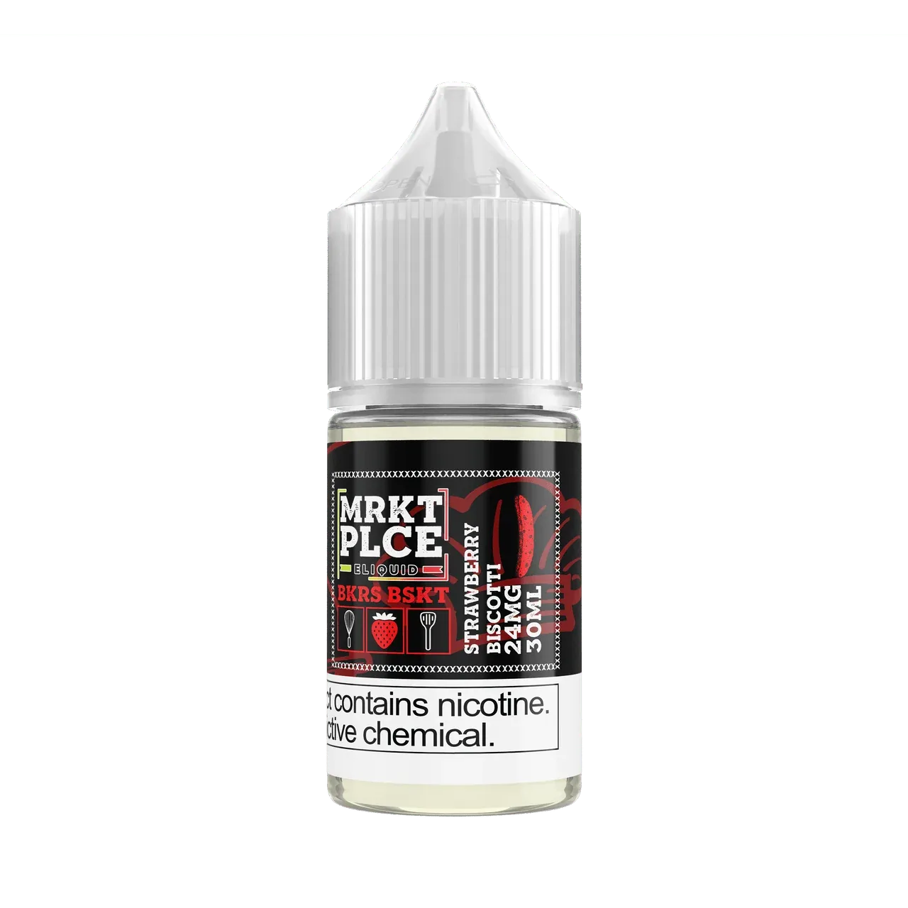 Strawberry Biscotti SALT - MRKT PLCE - 30mL