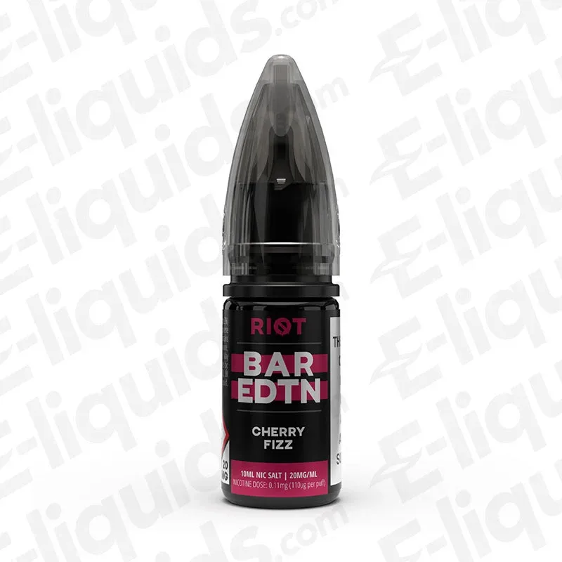 Riot Squad Bar Edition Cherry Fizz Nic Salt
