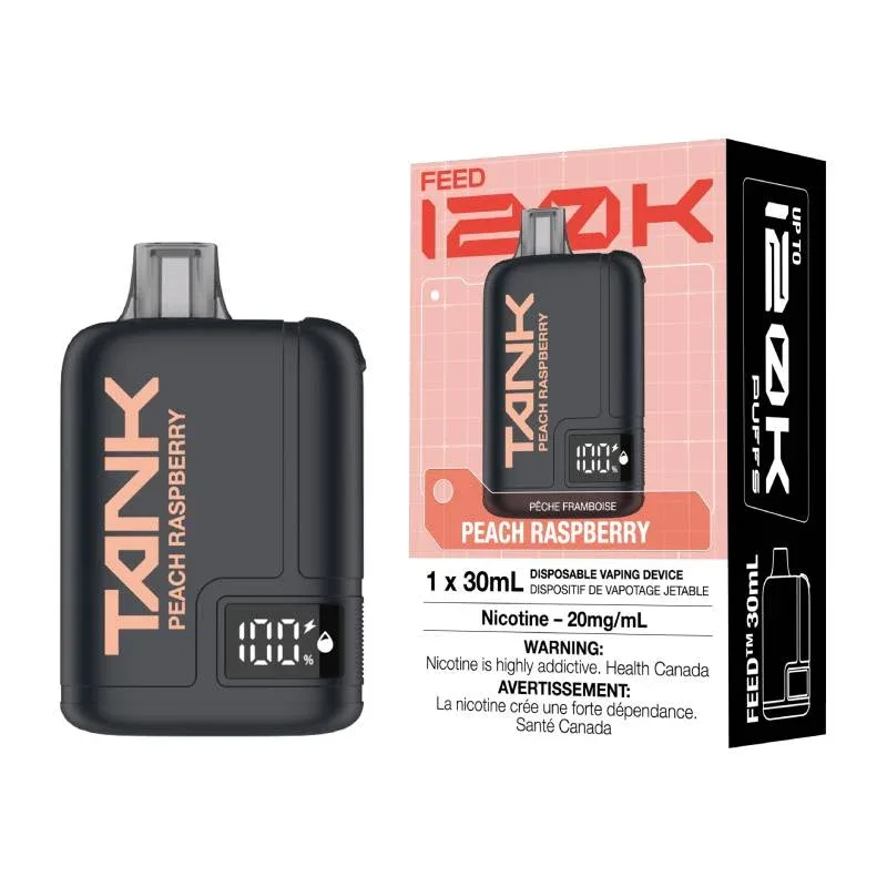 FEED Tank 120K Disposable Vape - Peach Raspberry