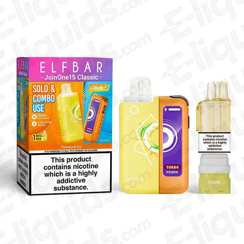 ELF BAR JoinOne15 Classic Pineapple Ice Prefilled Pod Kit