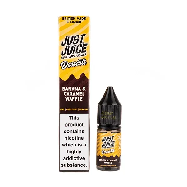 Banana Caramel Waffle Nic Salt E-Liquid by Just Jam Desserts