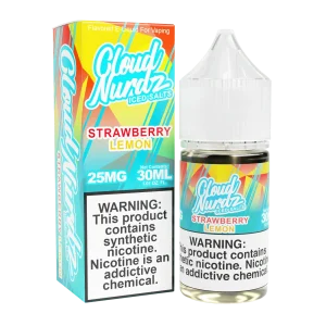 ICED Strawberry Lemon SALT - Cloud Nurdz - 30mL