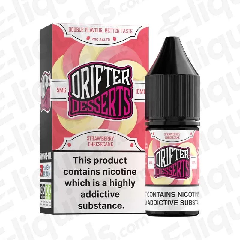 Drifter Desserts Strawberry Cheesecake Nic Salt