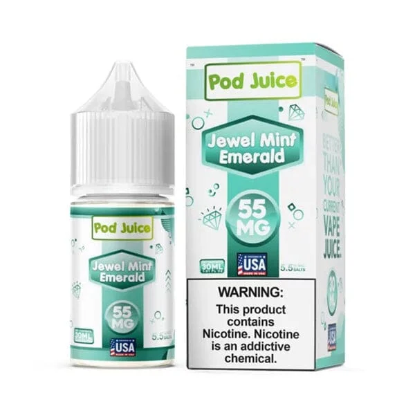 Jewel Mint Emerald | Pod Juice Salts | 30mL