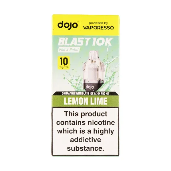 Lemon Lime Dojo Blast 10K Prefilled Pod + Refill by Vaporesso - Image 2