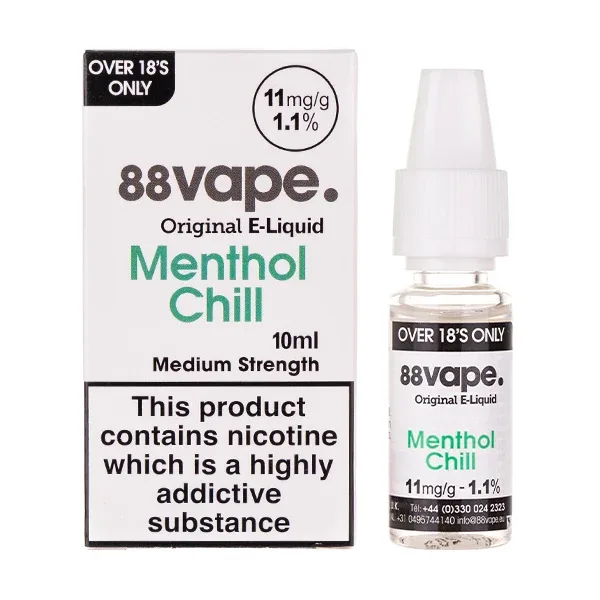 Menthol Chill E-Liquid by 88Vape