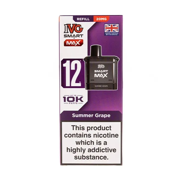 Summer Grape Smart Max Prefilled Pod + Refill by IVG