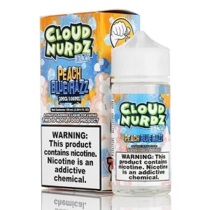 Peach Blue Razz ICED by Cloud Nurdz E-Liquid - 100mL