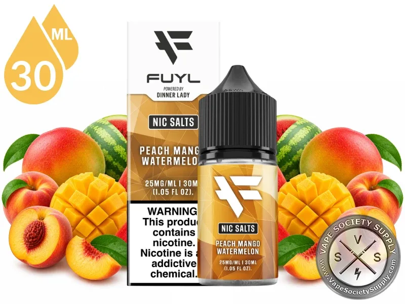 Peach Mango Watermelon FUYL By Dinner Lady Salt 30ml