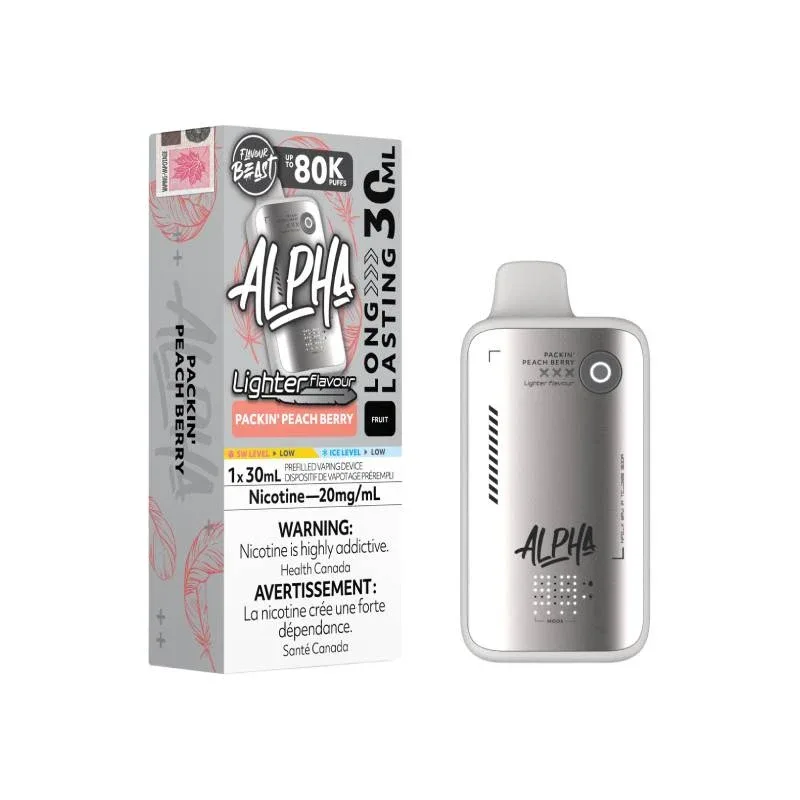 Flavour Beast ALPHA 80K Light Flavours - Packin' Peach Berry