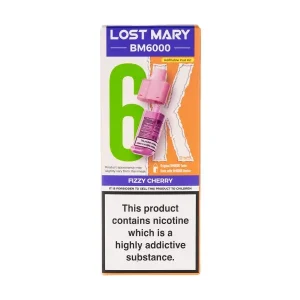 Fizzy Cherry BM6000 Prefilled Pod + Refill by Lost Mary