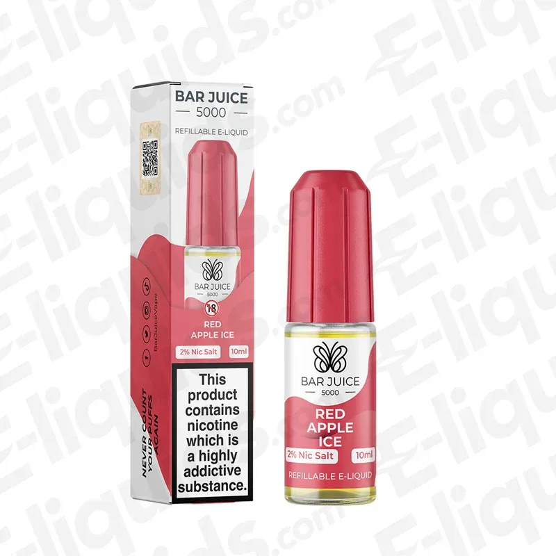 Bar Juice 5000 Red Apple Ice Nic Salt