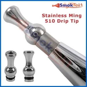 Stainless Ming Drip Tip for 510/901/KR808