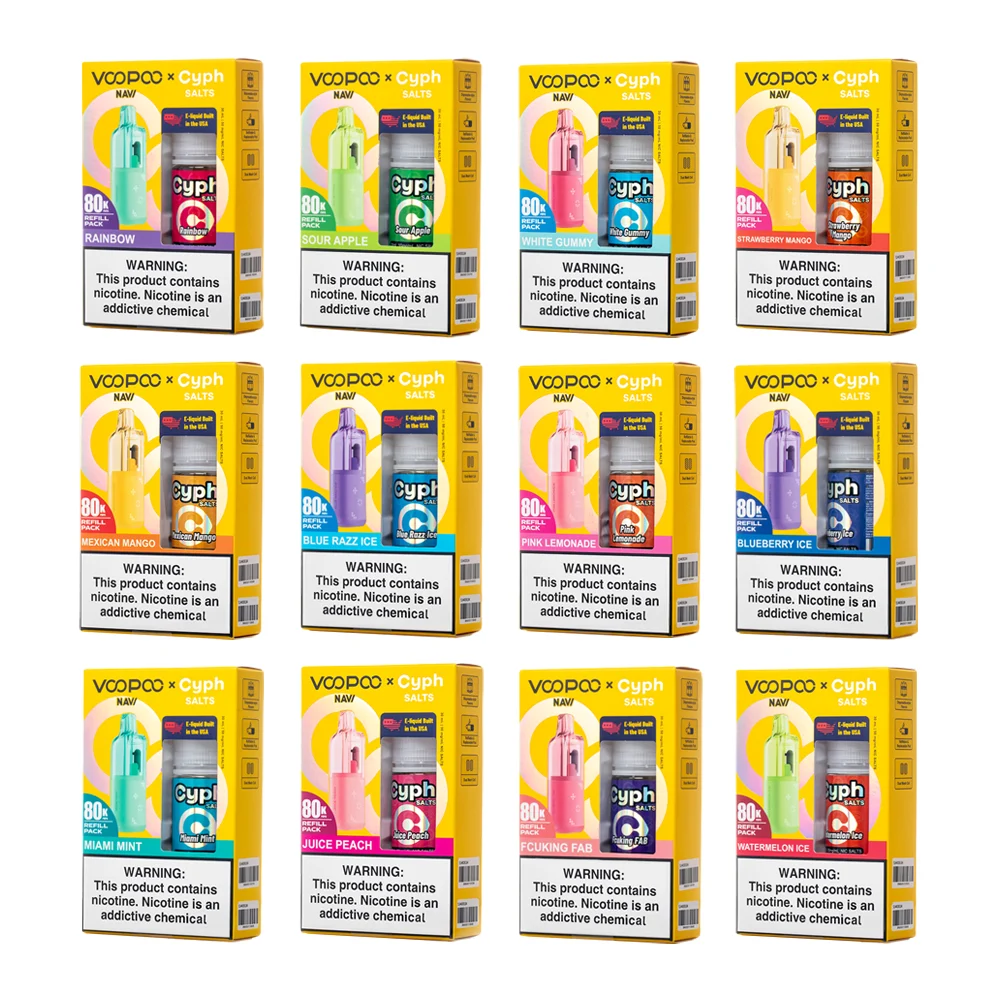 Voopoo Navi 80K Replacement Pod Refill Pack + Cyph Salts 30mL - Bundle