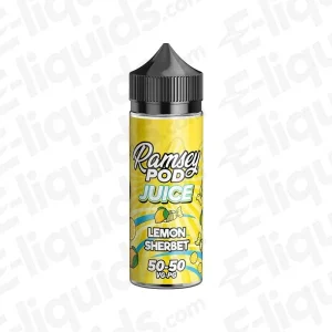 Ramsey E-Liquids Lemon Sherbet Ramsey Pod Juice 100ml Shortfill Vape Juice