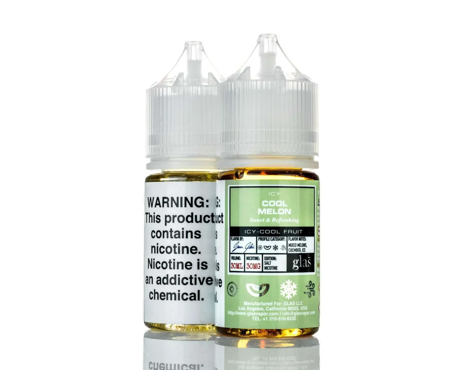 BSX Vapor Salt Nic E-Liquid - Cool Melon - 30ml