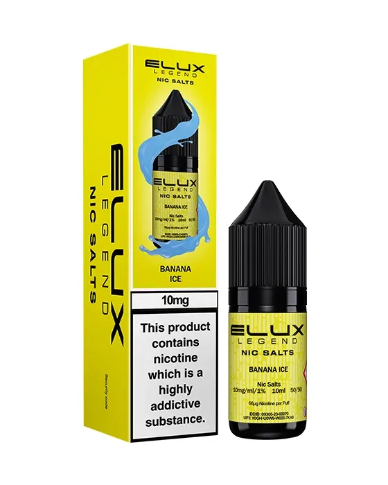Banana Ice Nic Salt E-Liquid - Elux Legend - Image 2