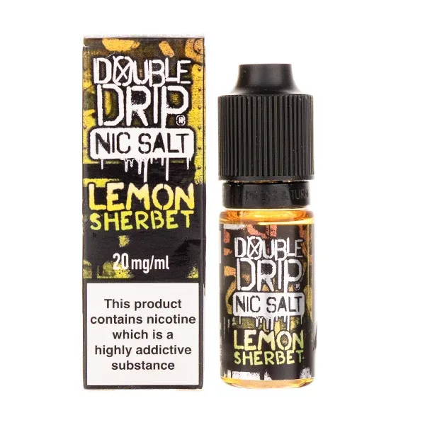 Lemon Sherbet Nic Salt E-Liquid by Double Drip