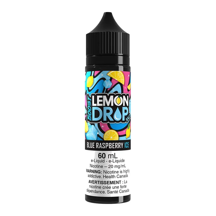 Lemon Drop Boost Salt Nic E-Liquid - Blue Raspberry Ice 60ml