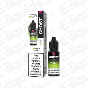 Vapes Bars Ghost Lemon and Lime Nic Salt