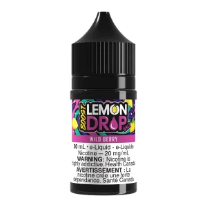 Lemon Drop Boost Salt Nic E-Liquid - Wild Berry 30ml
