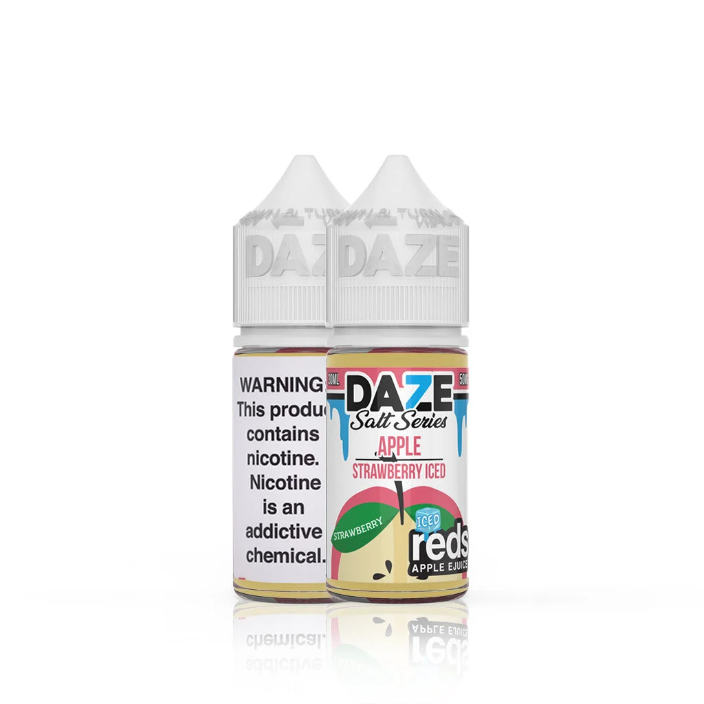 7 Daze Salt Series E-Juice - Strawberry Reds Apple Iced - 30ml